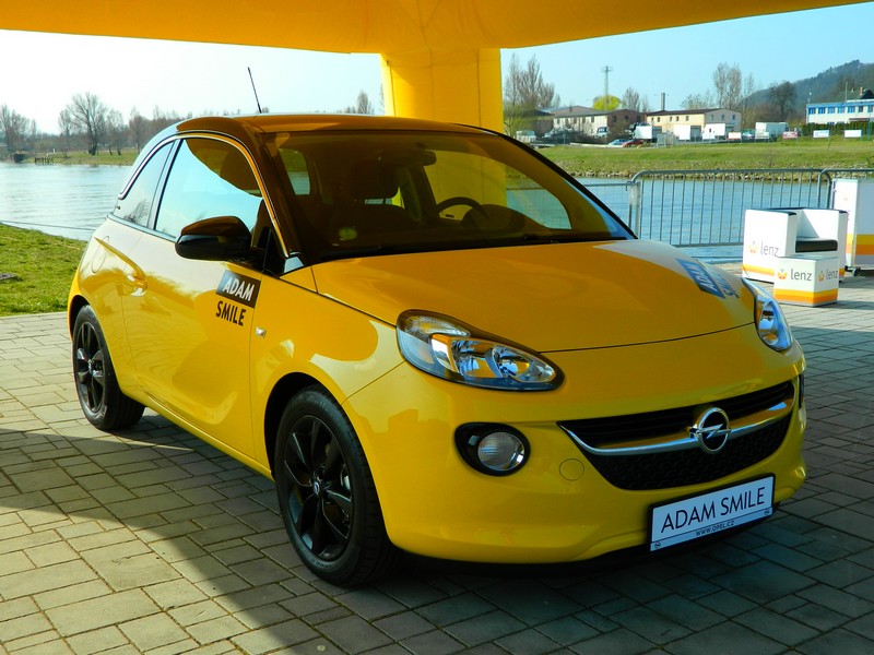Opel Adam s úsměvem